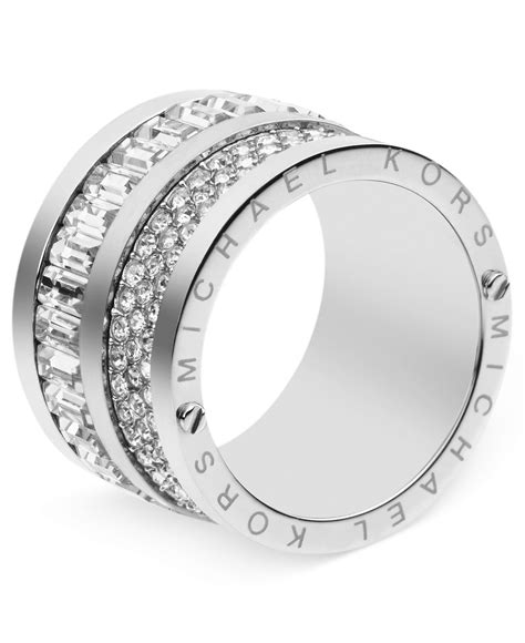 michael kors ring silber mit schloss|Precious Metal.